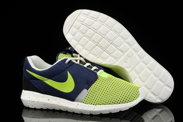 Nike Run Nm Roshe Br 3m Vert Bleu Fonce